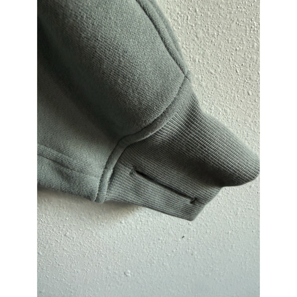 Scuba Oversized Half-Zip Hoodie Crater Blue Gold XS/S W3HTOS EXCELLENT - Picture 3 of 7